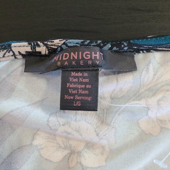 Midnight Baker Intimate Strappy Tank Top Sleepwear Coverup NEW sz Large - Picture 5 of 8